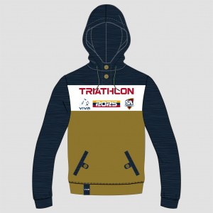 Viva10 SSSA TRIATHLON EVENT HOODIE BEIGE
