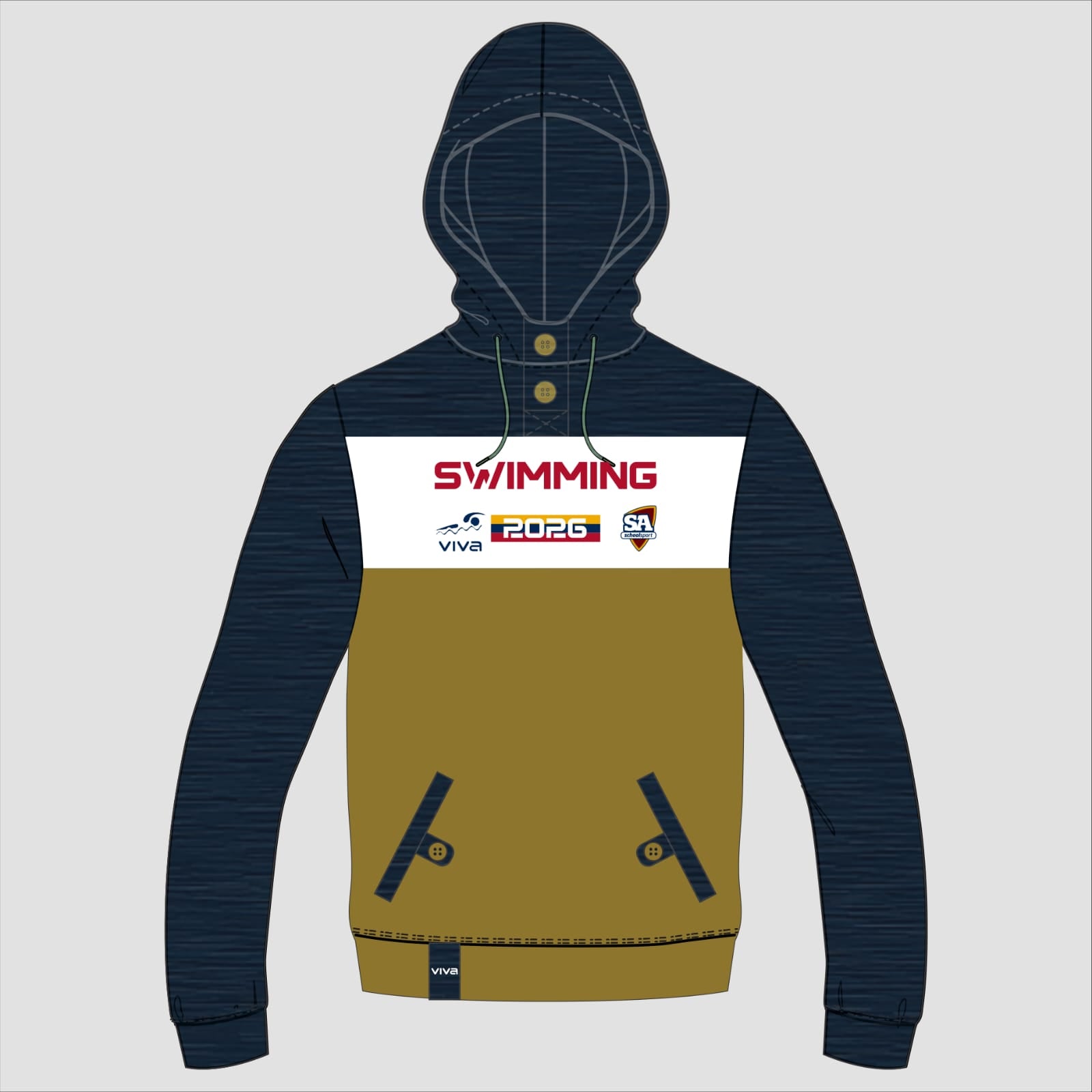 Viva10 SSSA SWIMMING EVENT HOODIE ADULTS