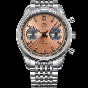 Zelos Vitesse 'Salmon' Automatic Chronograph
