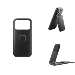 Peak Design SlimLink Case | iPhone 17 Pro | Black | Bundle 1