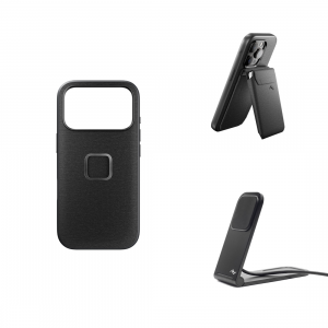 Peak Design SlimLink Case | iPhone 17 Pro | Charcoal | Bundle 1