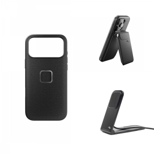 Peak Design SlimLink Case | iPhone 17 Pro Max | Charcoal | Bundle 1