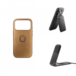 Peak Design SlimLink Case | iPhone 17 Pro | Tan | Bundle 1