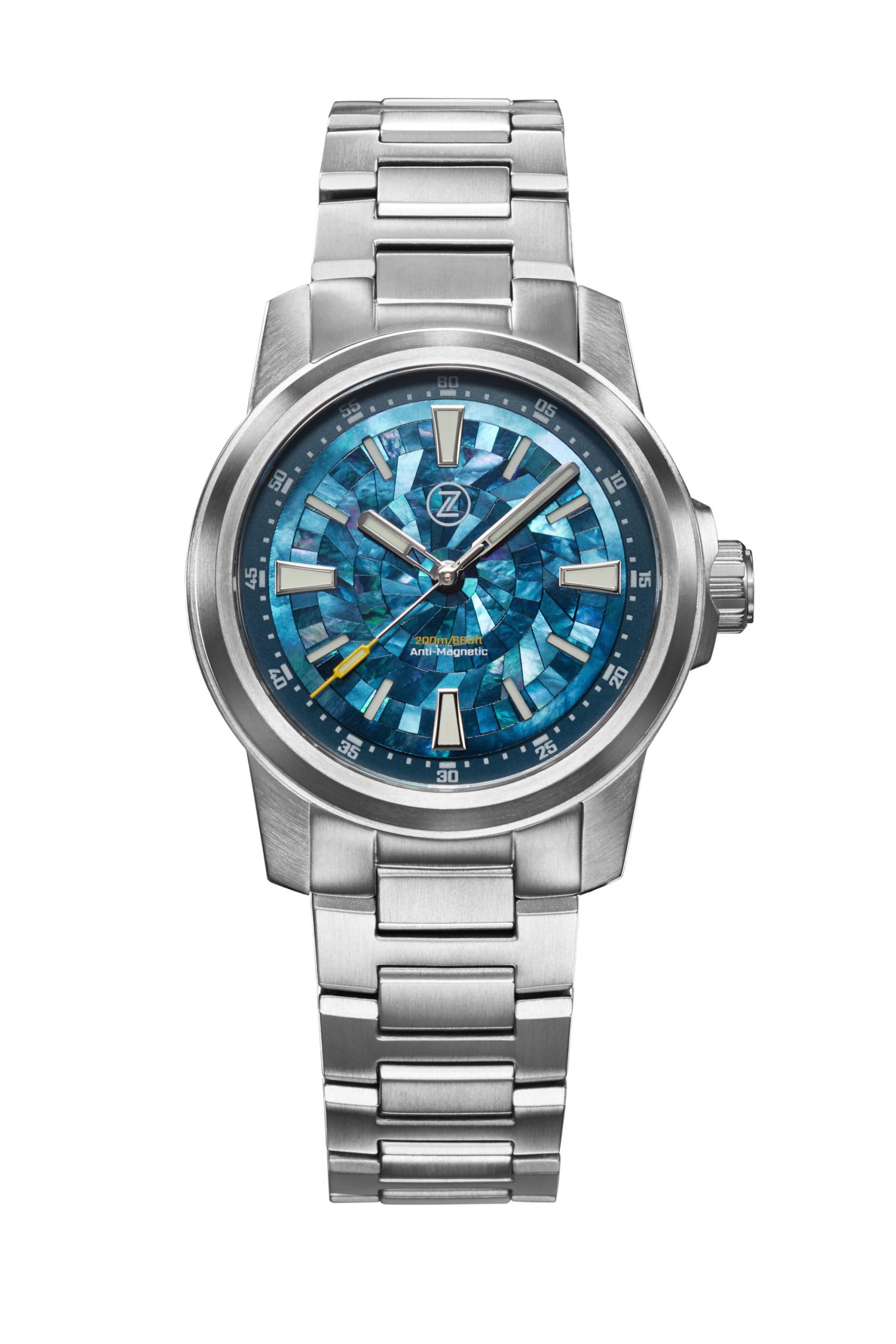 Zelos Aurora Field 38mm Ti 'Mosaic MOP'