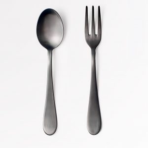 Snowe Italian Serving Set - Black Satin (Selling Out Soon)