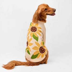 The Foggy Dog Sunflower Dog Sweater