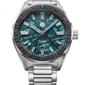 Zelos Blacktip 41mm SS Teal Meteorite