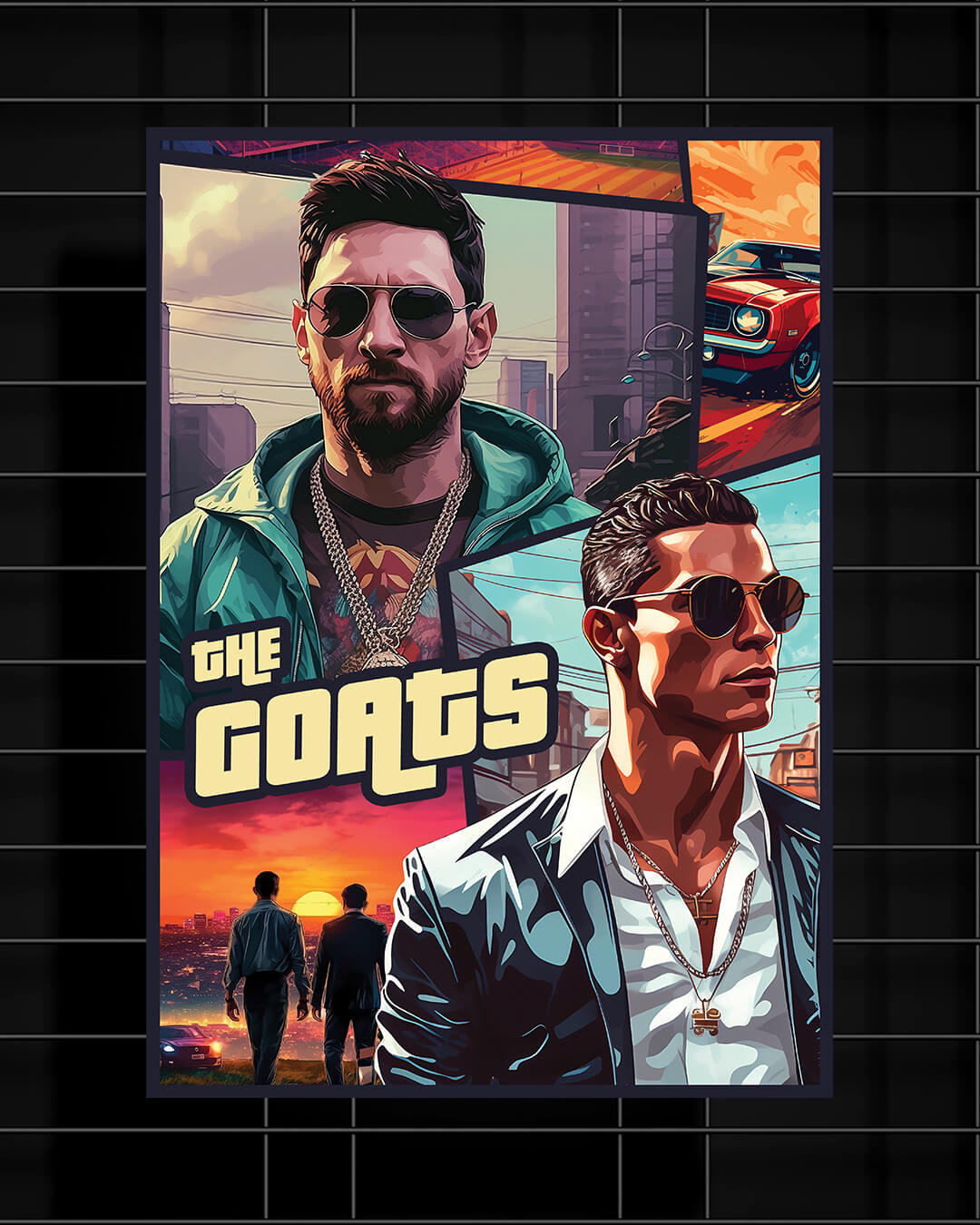 Shop Football The GOATs - Poster