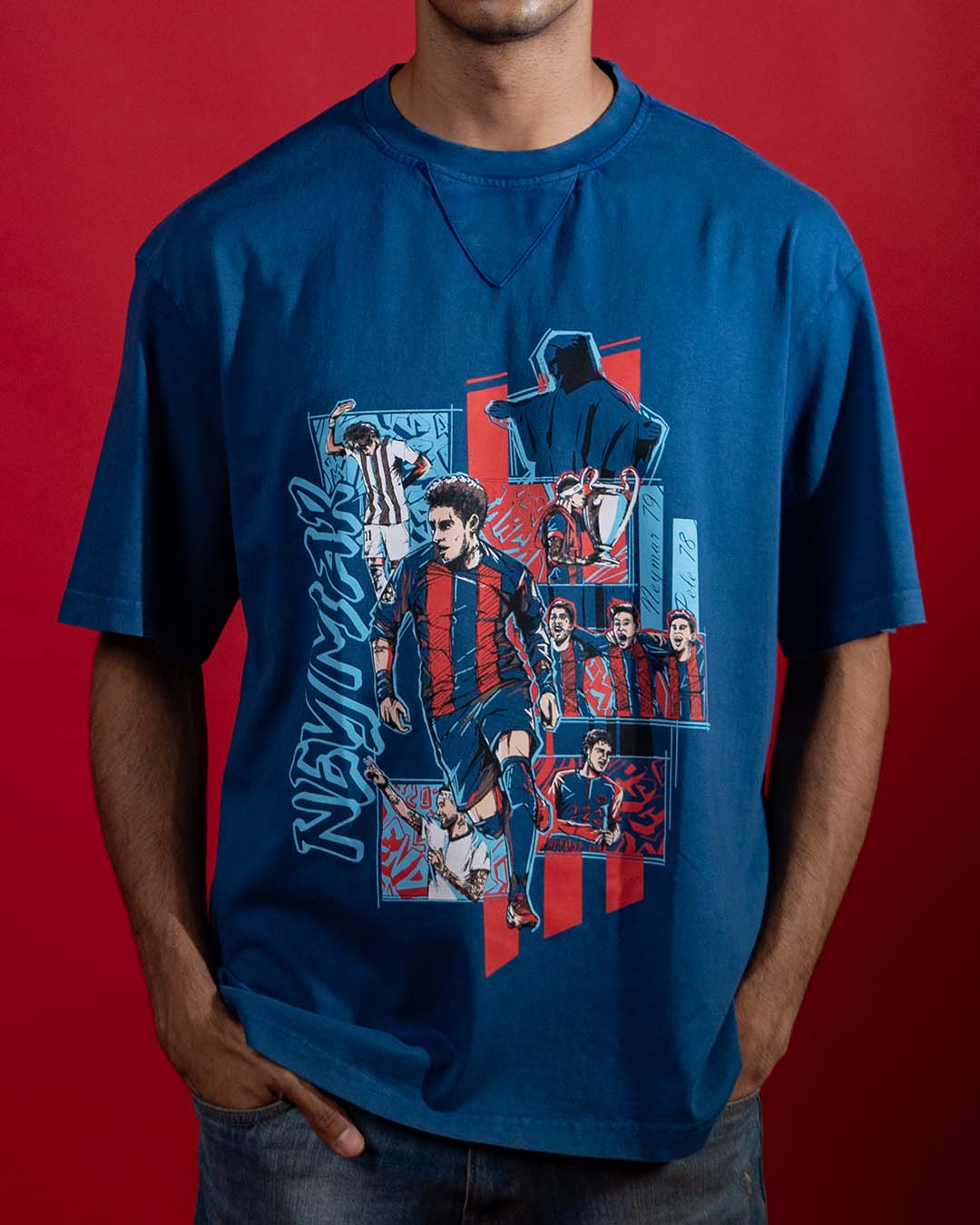 Shop Football The Prince Acid Wash T-shirt