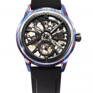 Zelos Skyraider 40 Skeleton Ti-Damascus
