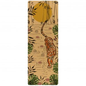 Grove Aura Cork Yoga Mat - Tiger Lotus
