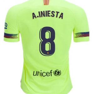 Soccer Jersey Club Barcelona Iniesta Away Jersey 2018/19