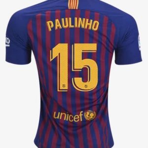 Soccer Point Barcelona Paulinho Home Jersey 2018/19