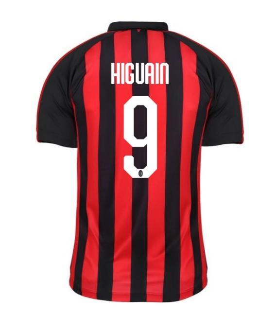 Soccer Jersey Club AC Milan Higuain Home Jersey 2018/19