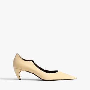 Khaite Valerie Low Pump in Butter Glazed Leather