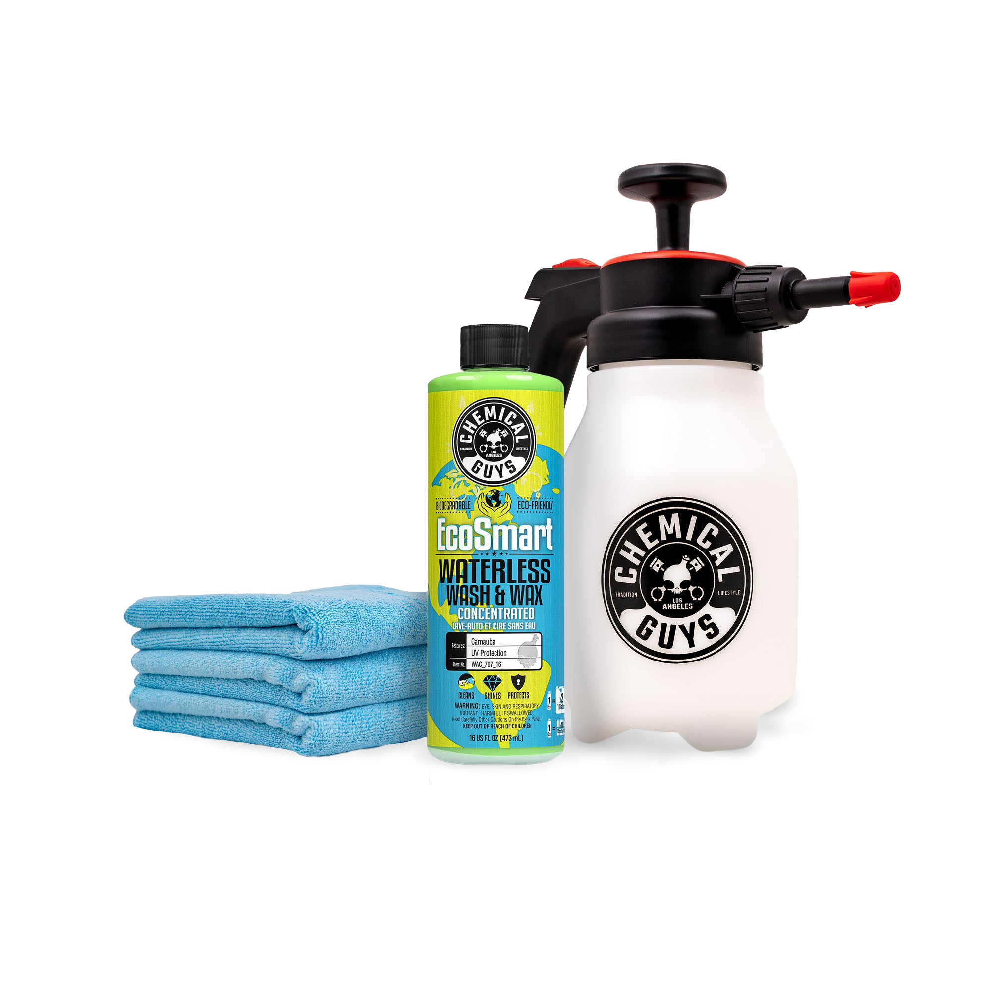 Chemical Guys Wash & Wax Atomizer Bundle w/1 Towel Set