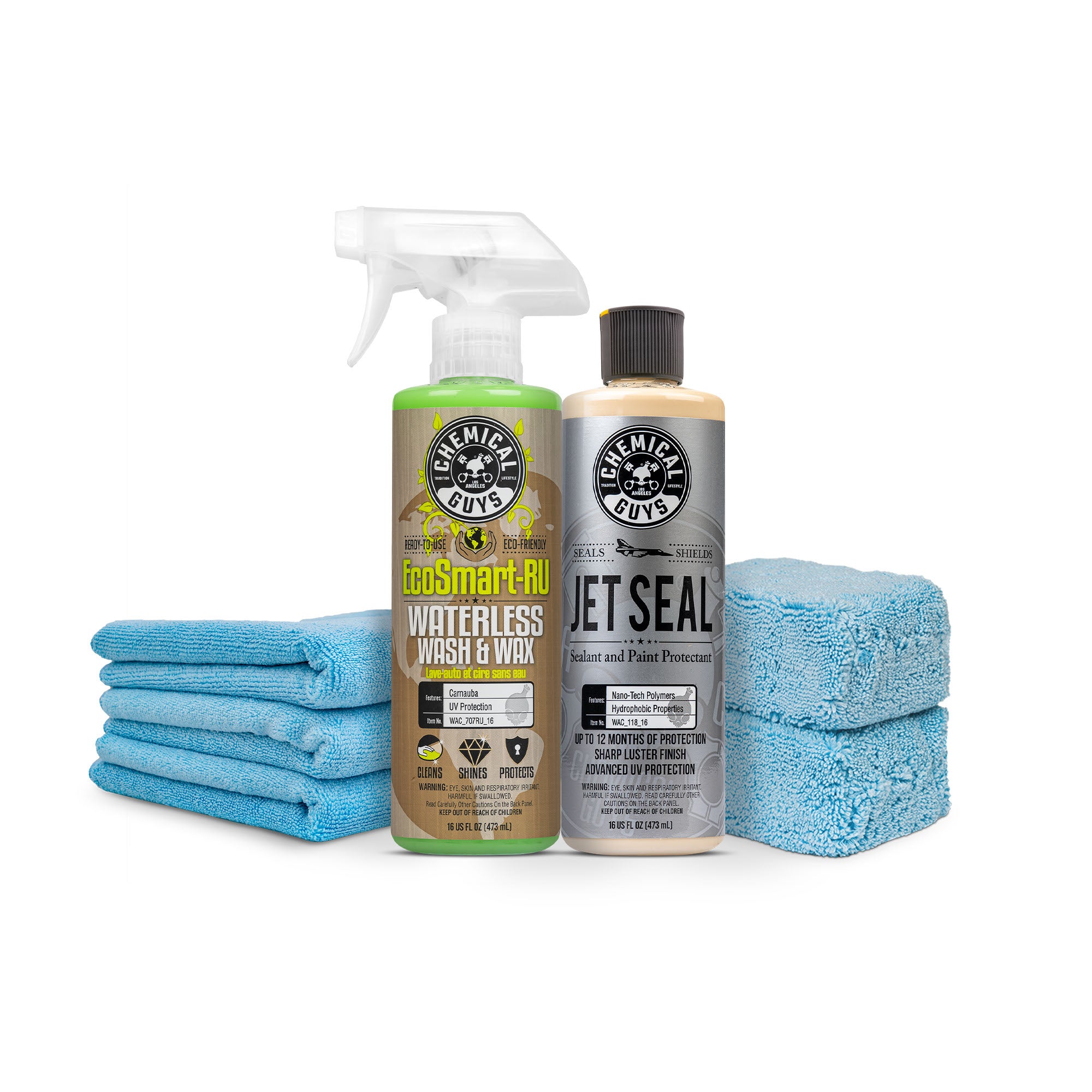 Chemical Guys Green Shine Waterless Wash & Coat Bundle
