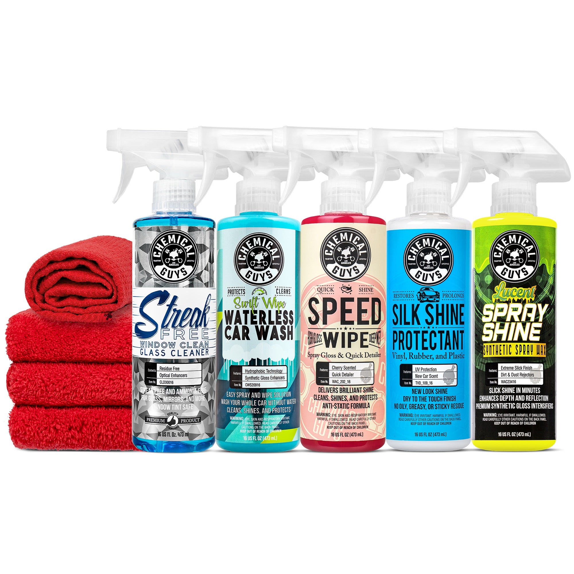 Chemical Guys Waterless Wash Detail & Shine Deluxe Kit