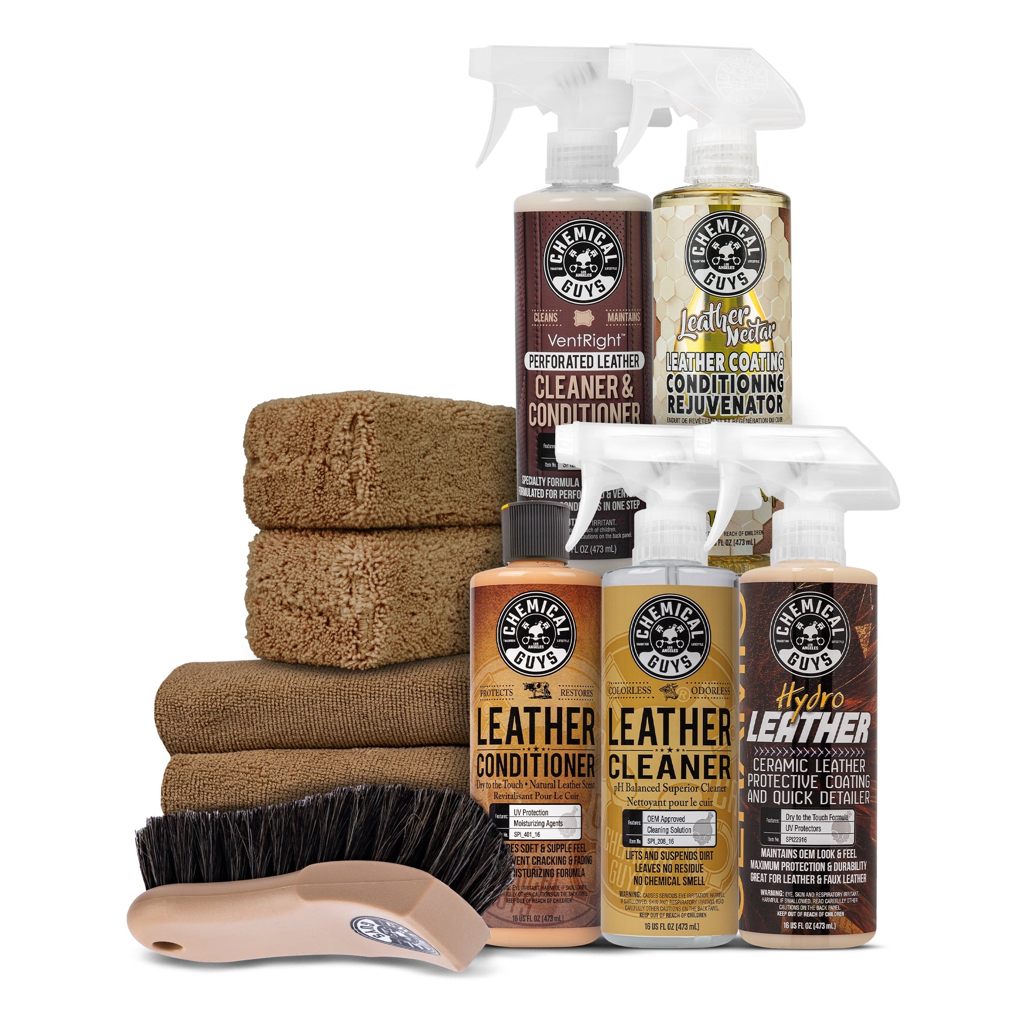 Chemical Guys Leather Care Arsenal Kit