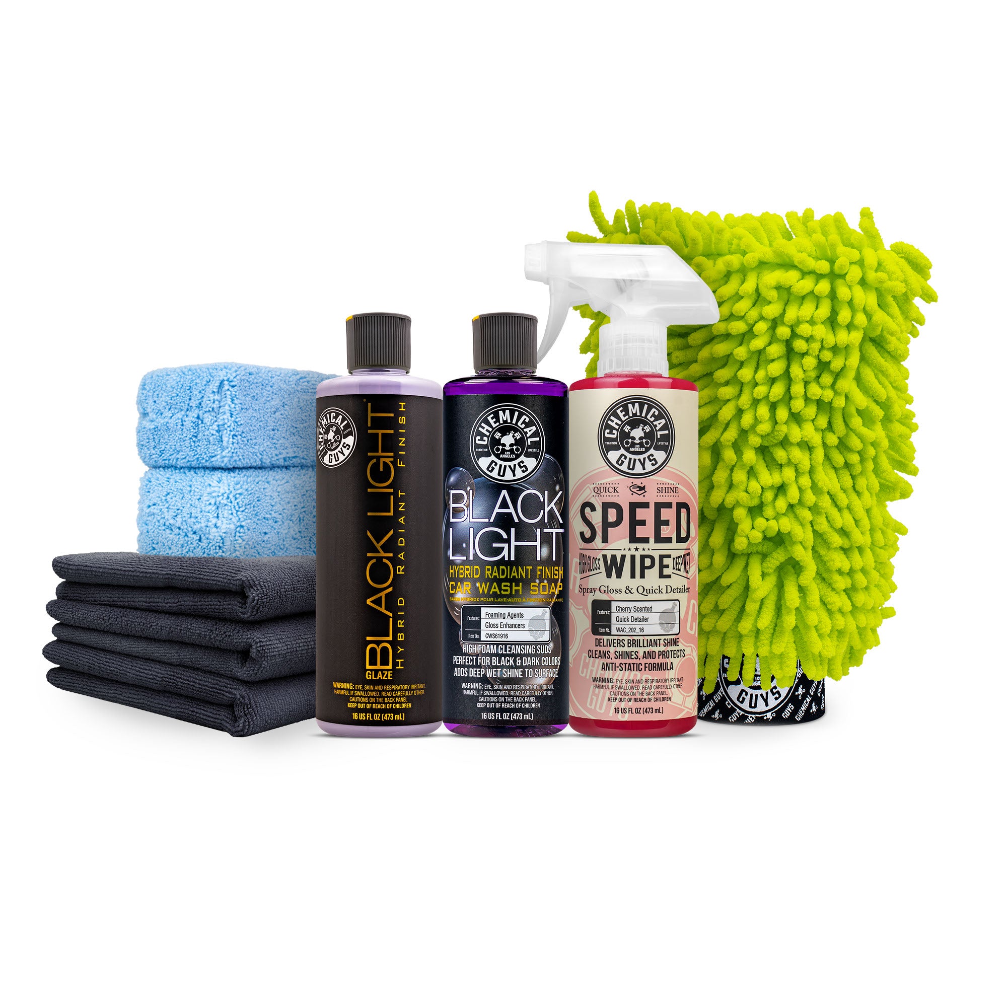 Chemical Guys Black Car Wash Glaze & Detail Deluxe Kit