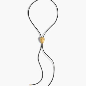 Khaite Visage Bolo Tie in Antique Gold