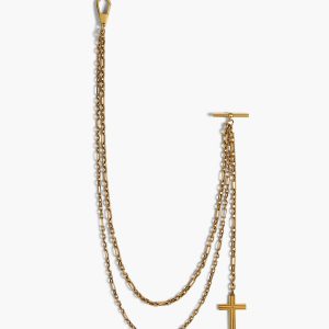 Khaite Wallet Chain in Antique Gold