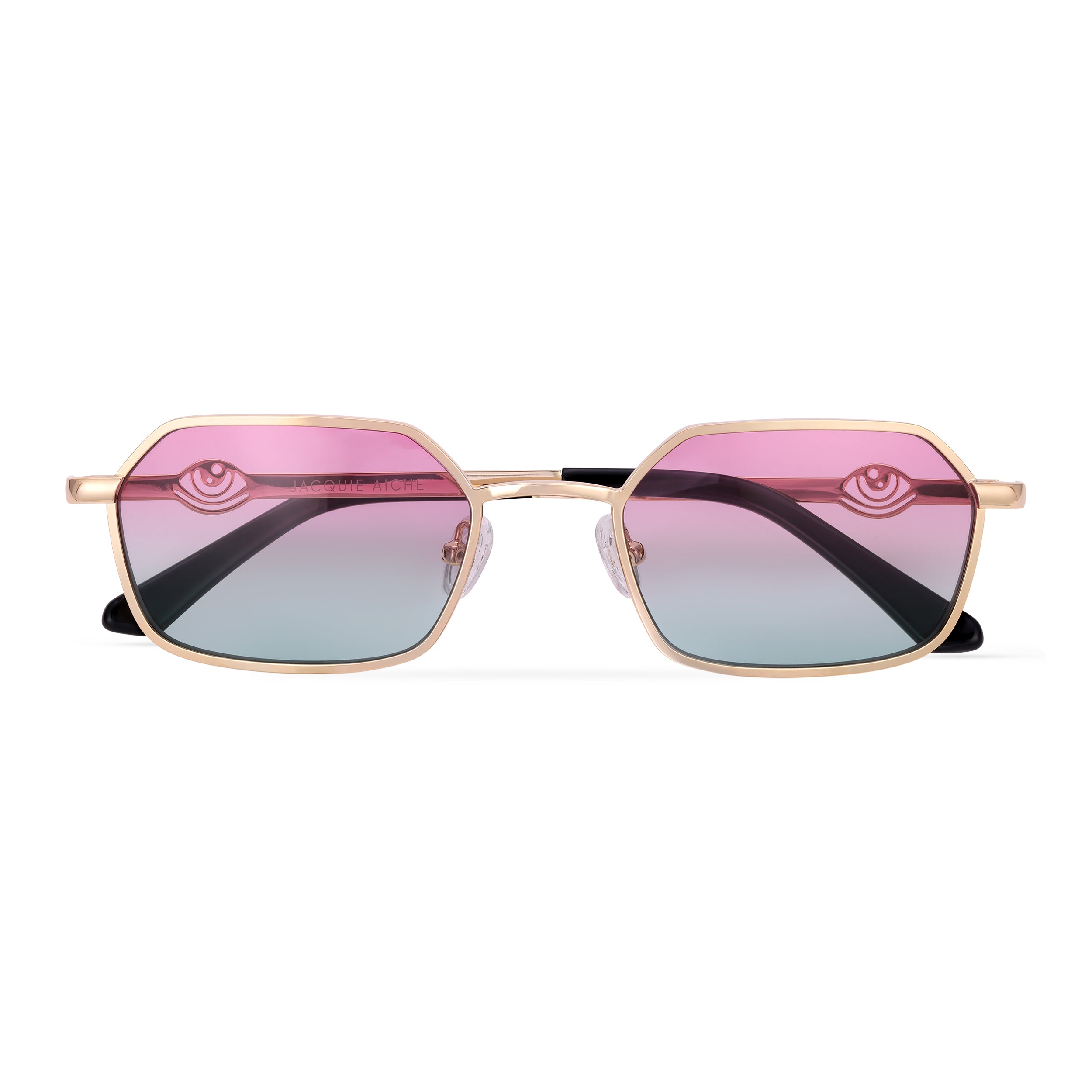 Jacquie Aiche Sacred Gaze Two Tone Watermelon Tourmaline Sunglasses