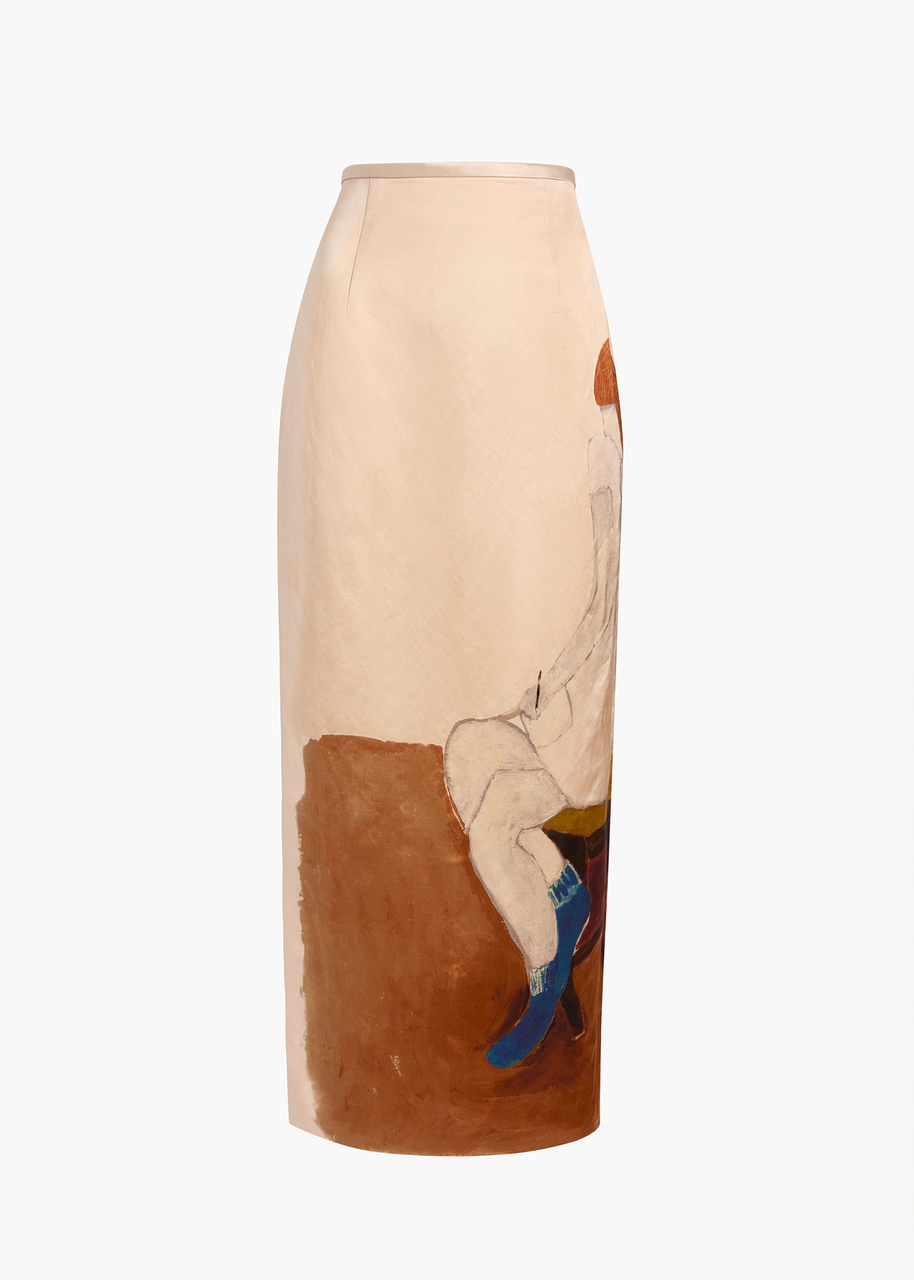 Khaite Winton Skirt in Lady Print