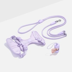 Wild One Cushioned Harness + Hands-Free Rope Leash Walk Kit