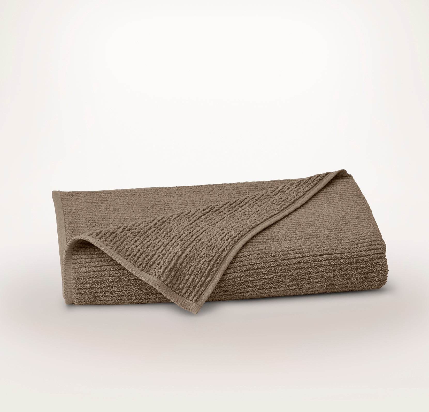 Bollandbranch Turkish Ribbed Bath Sheet - Walnut