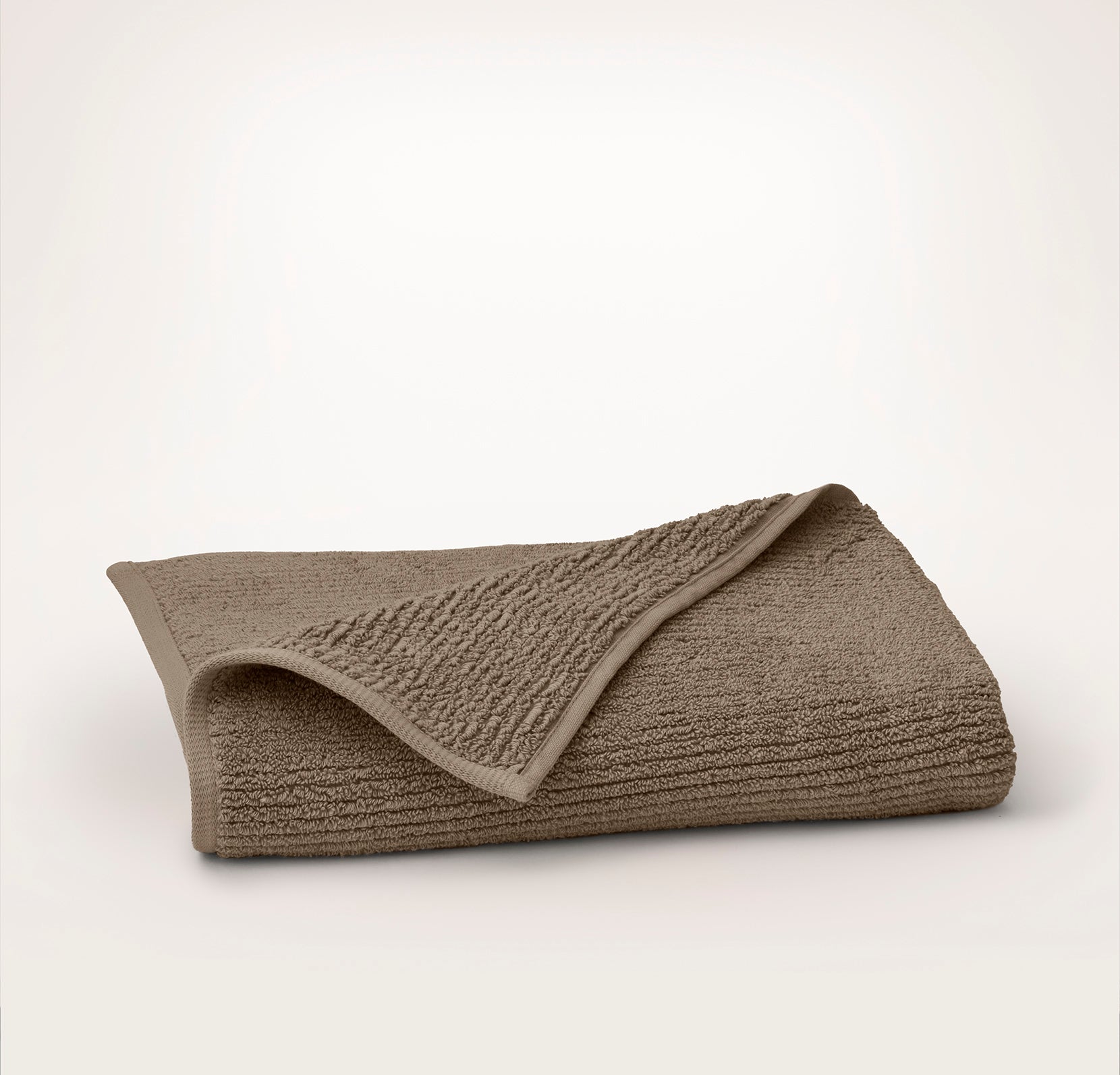 Bollandbranch Turkish Ribbed Bath Towel - Walnut