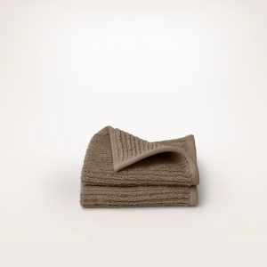 Bollandbranch Turkish Ribbed Washcloths (Pair) - Walnut