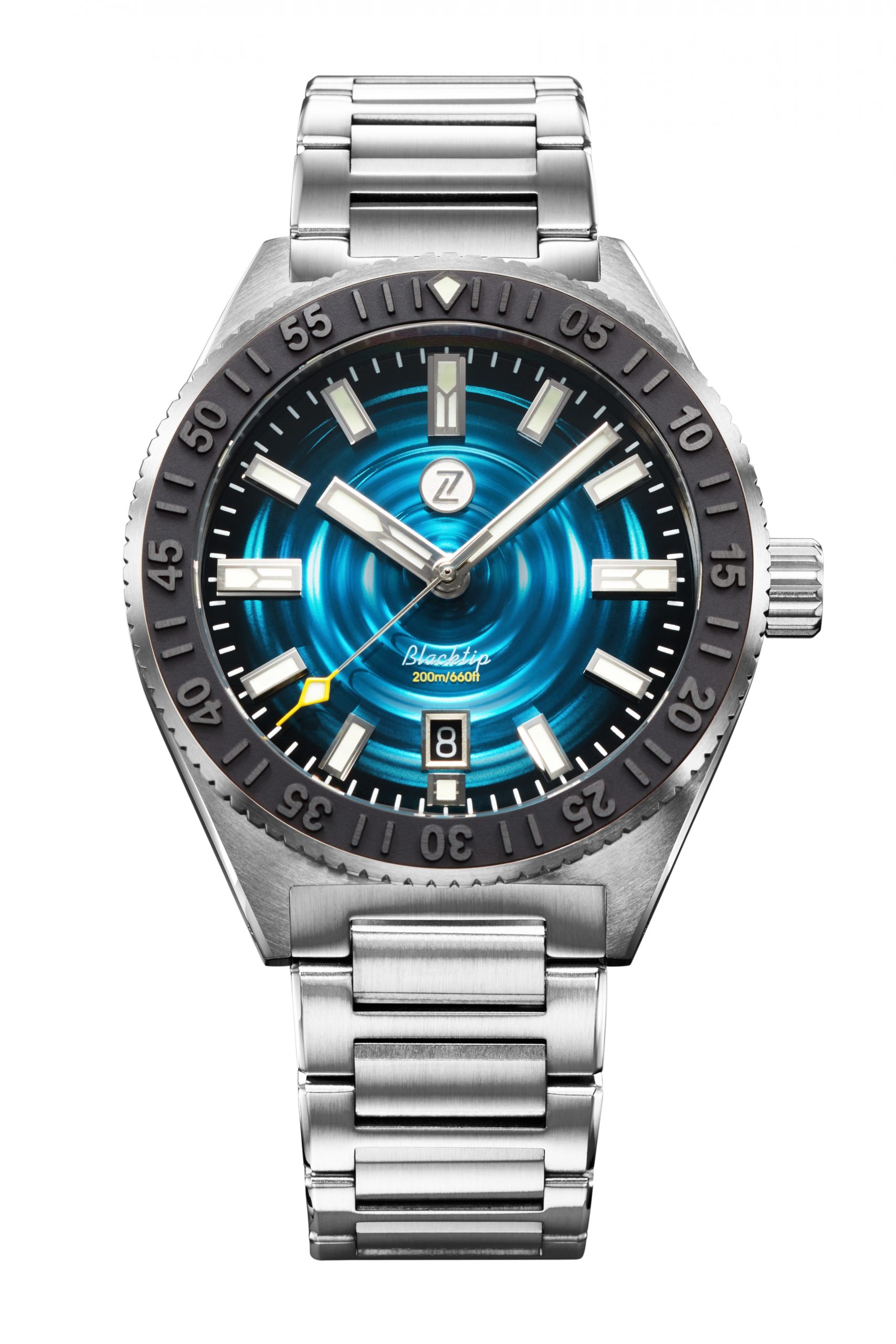 Zelos Blacktip 41mm SS 'Whirlpool'