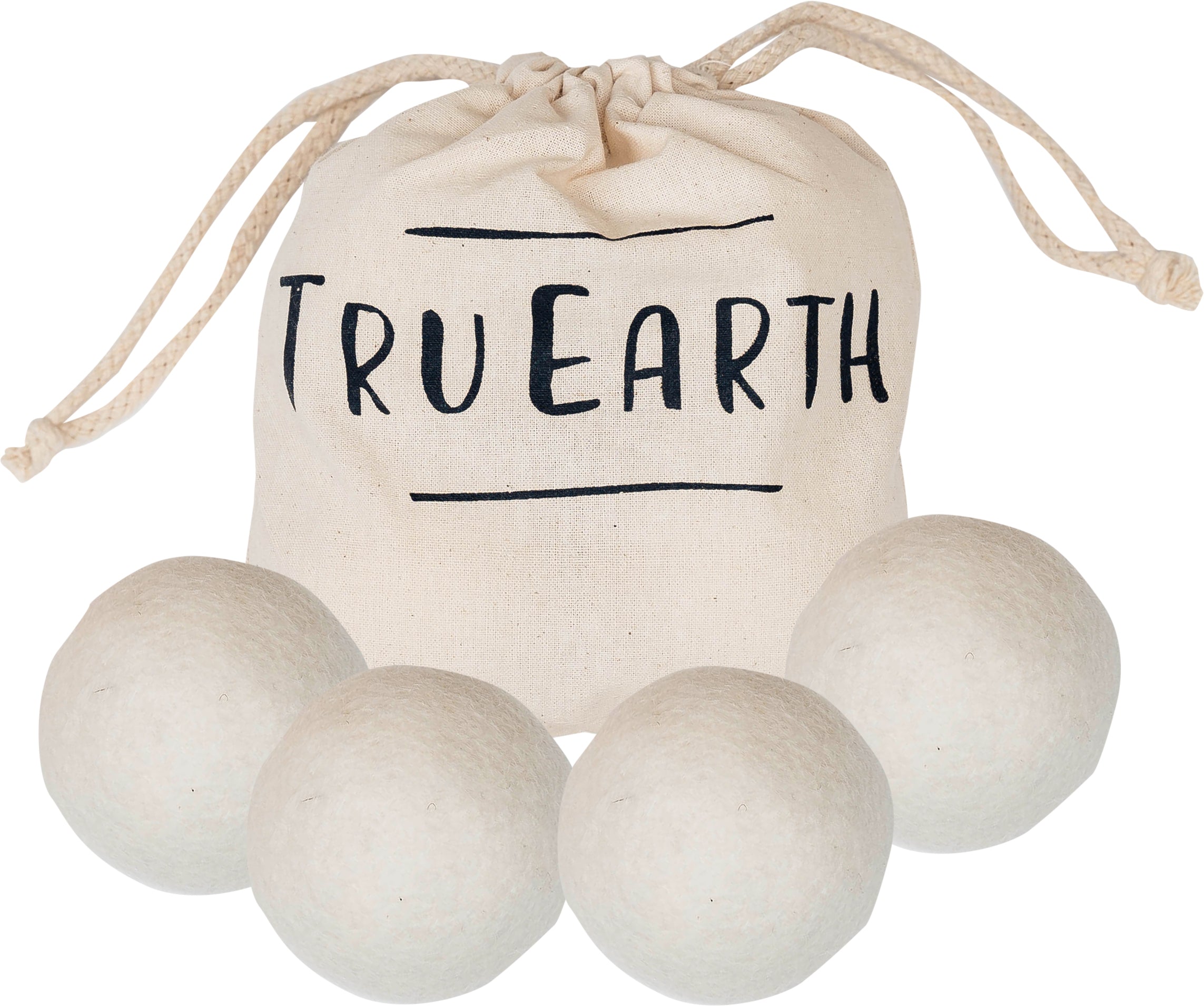 Tru Earth Reusable Wool Dryer Balls - 4 Pack
