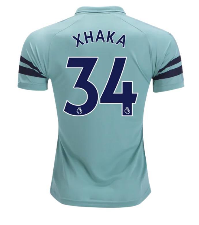 Soccer Jersey Club Arsenal Xhaka Third Jersey 2018/19