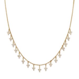 Jacquie Aiche 17 Graduated Lizette Diamond Shaker Necklace