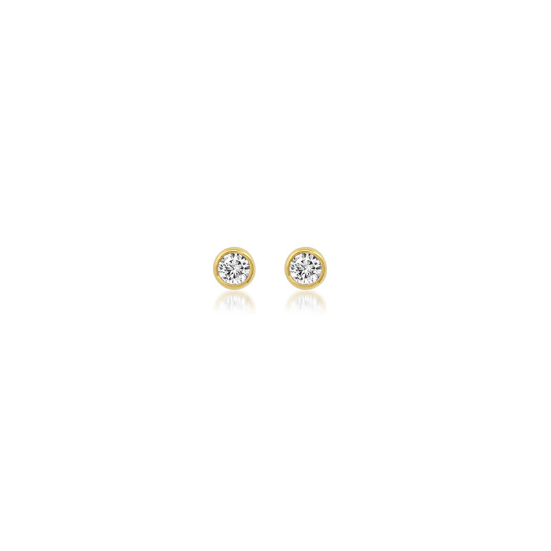 Jennifer Meyer Diamond Bezel Studs