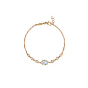 Jacquie Aiche Oval Gemstone Sophia Diamond Bracelet
