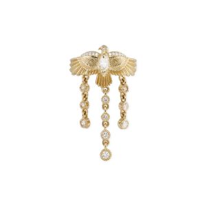 Jacquie Aiche Pavé Thunderbird Diamond Shaker Ring