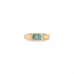 Jacquie Aiche Apatite Baguette Deco Ring