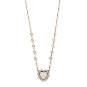 Jacquie Aiche White Opal Heart Necklace