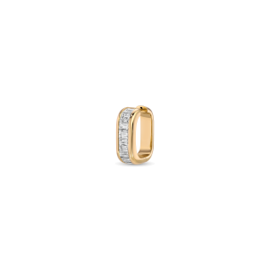 Jacquie Aiche Wide Horizontal Baguette Diamond Hoop