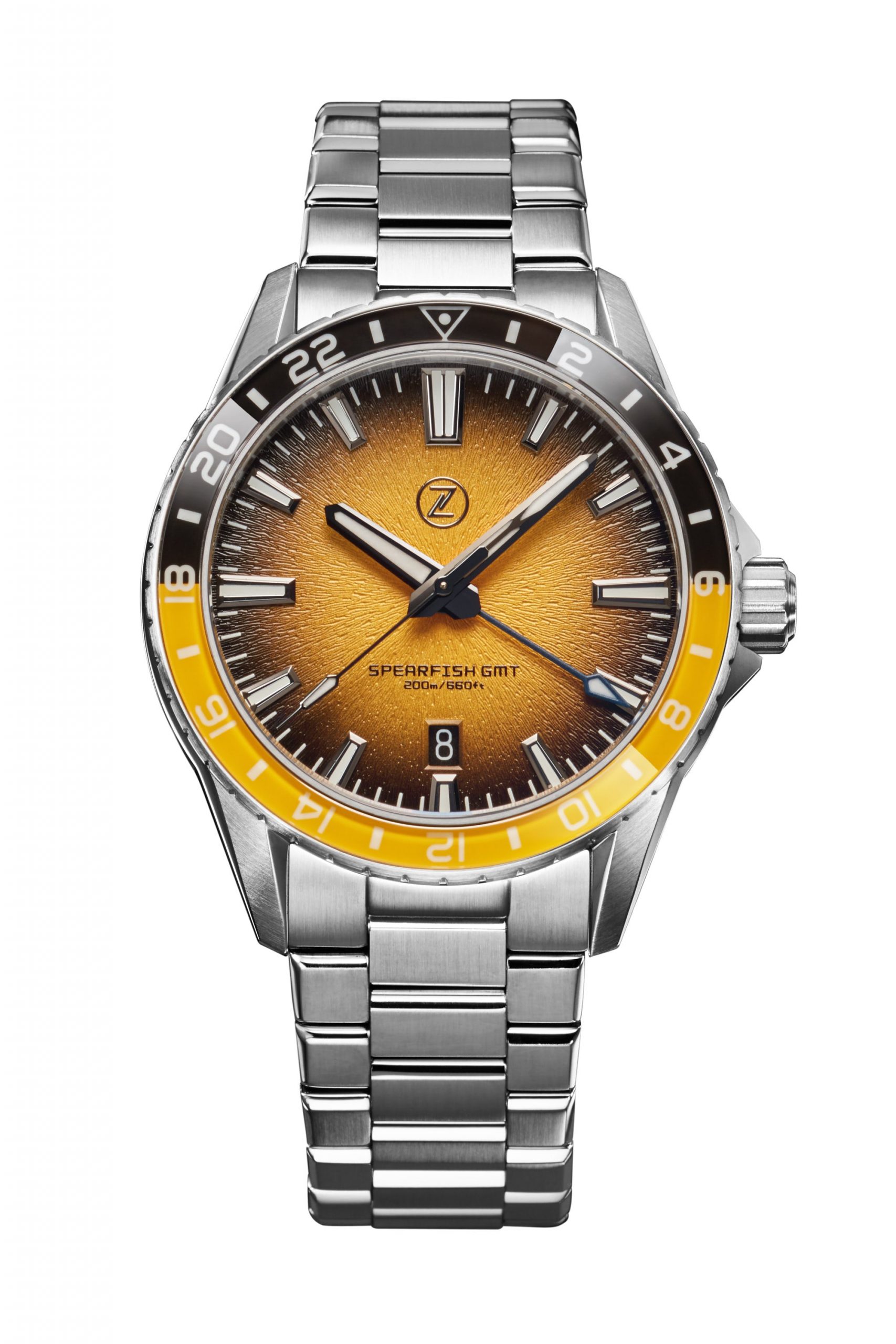 Zelos Spearfish GMT Bumblebee Yellow