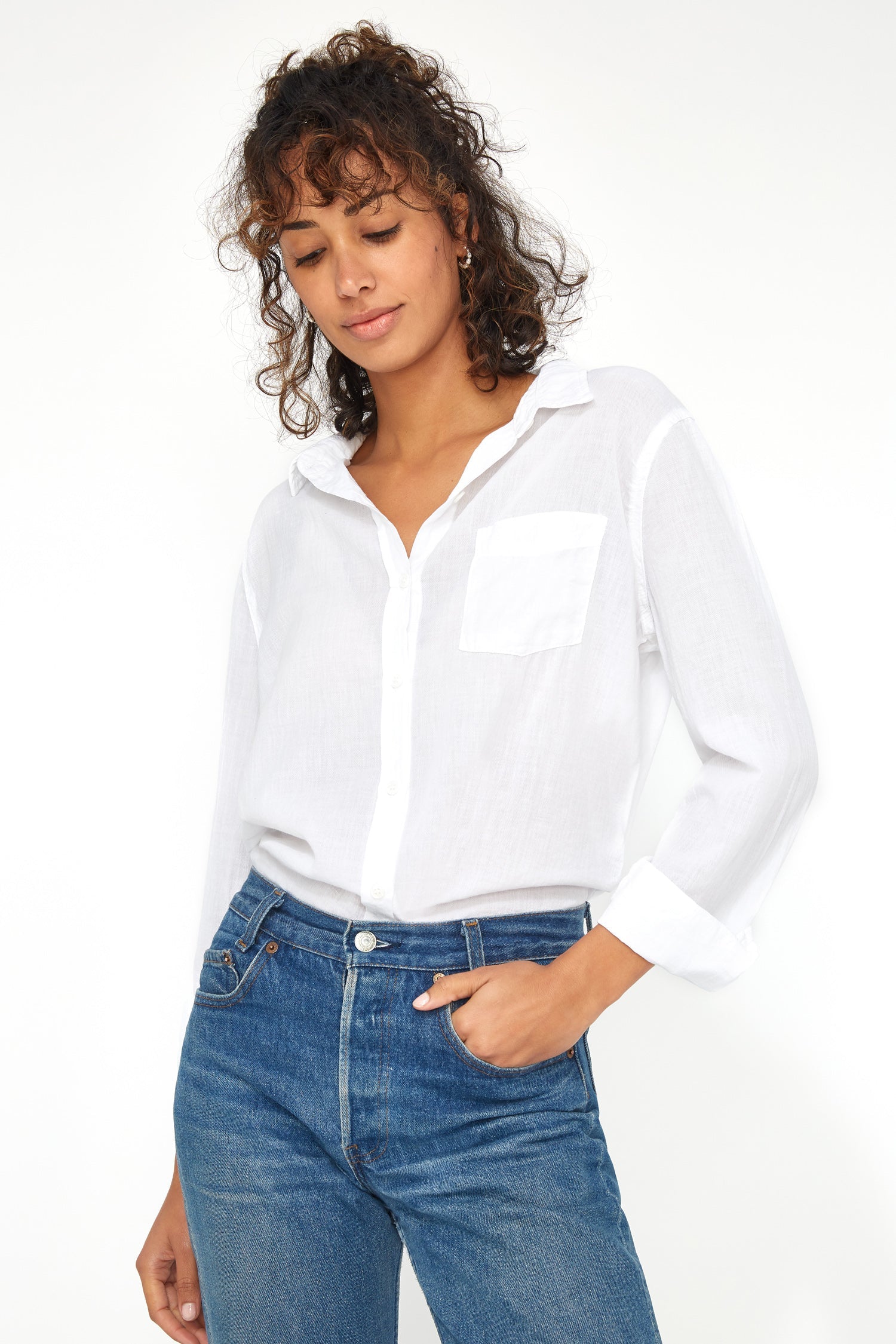 L.A. Causa Super Fine Nash Button Up