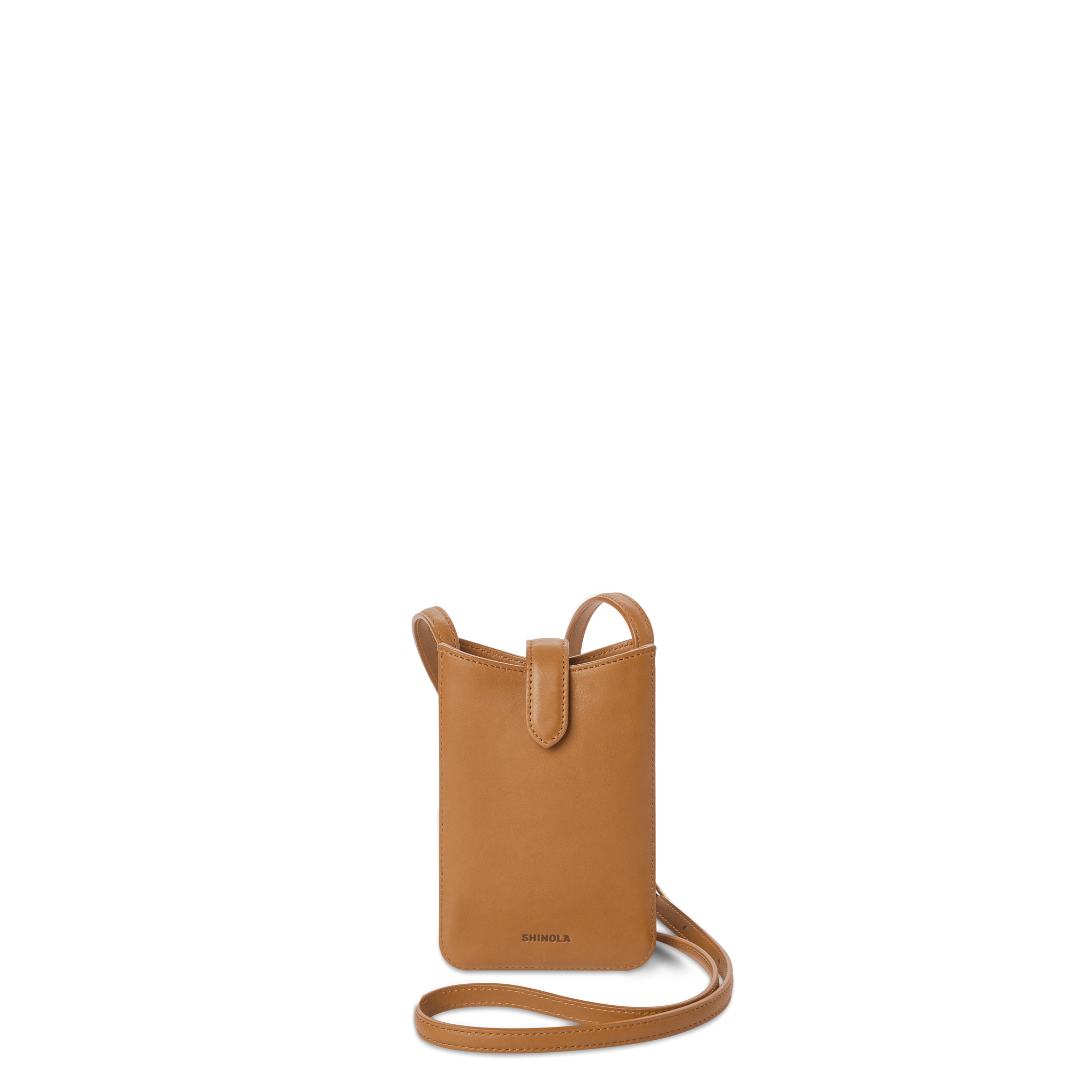 Shinola Bixby Phone Crossbody - Tan