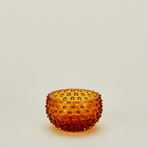 Hawkins New York Hobnail Tapas Bowl - Amber