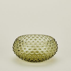 Hawkins New York Hobnail Serving Bowl - Olive