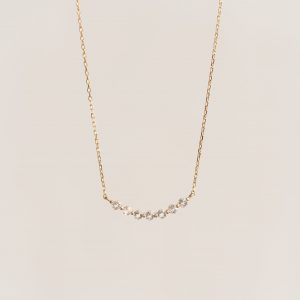 Linjer April Birthstone Necklace 14k Gold - Lab Grown Diamond