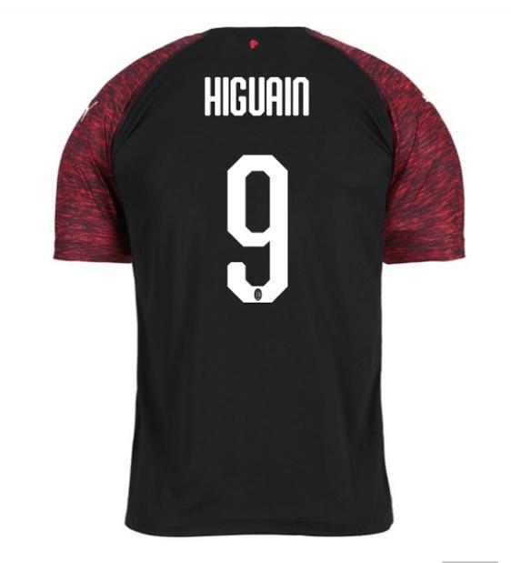 Soccer Jersey Club AC Milan Higuain Third Jersey 2018/19