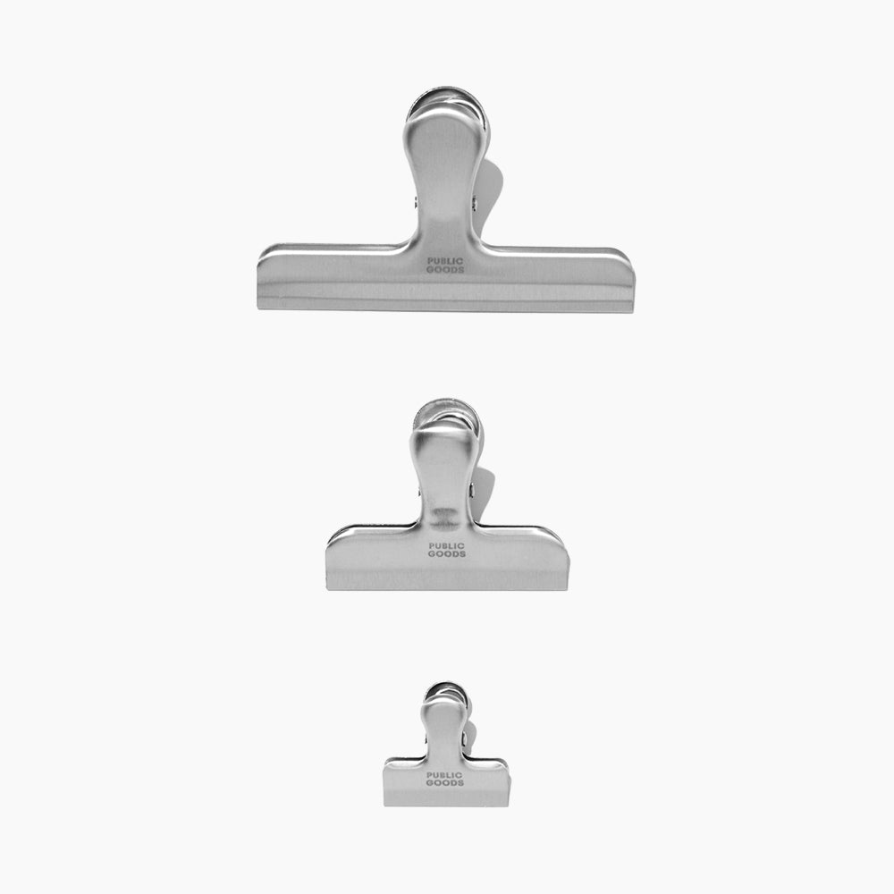 Public Goods Stainless Steel Bag Clips